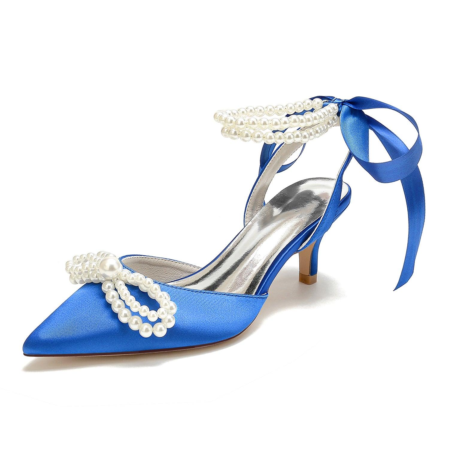 Stiletto Heel 6cm Silk-Like Shoes CK0451 - COCOMELODY