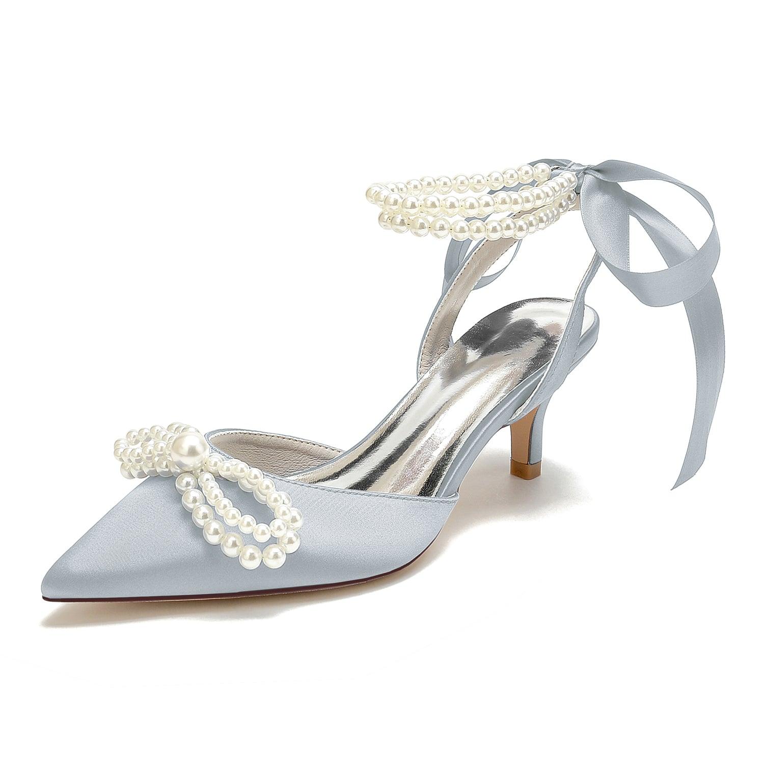 Stiletto Heel 6cm Silk-Like Shoes CK0451 - COCOMELODY
