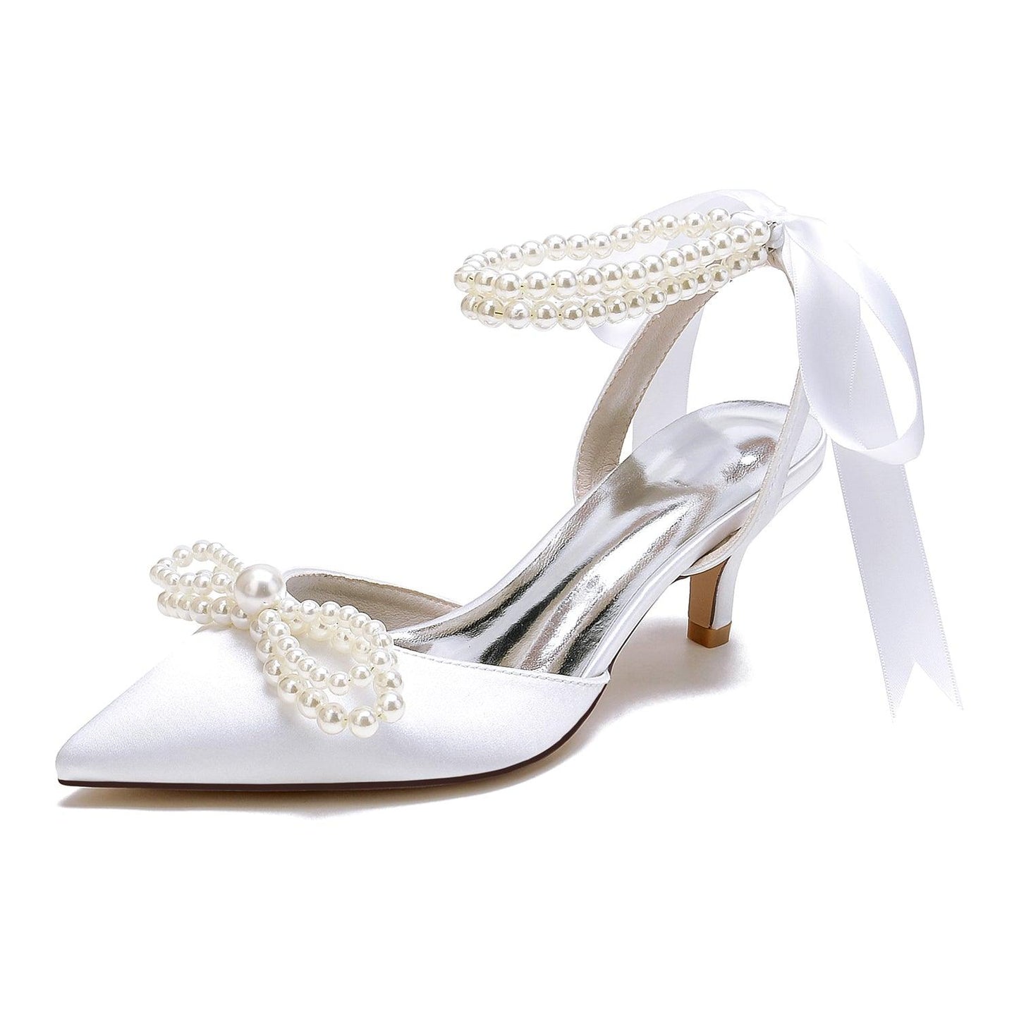 Stiletto Heel 6cm Silk-Like Shoes CK0451 - COCOMELODY