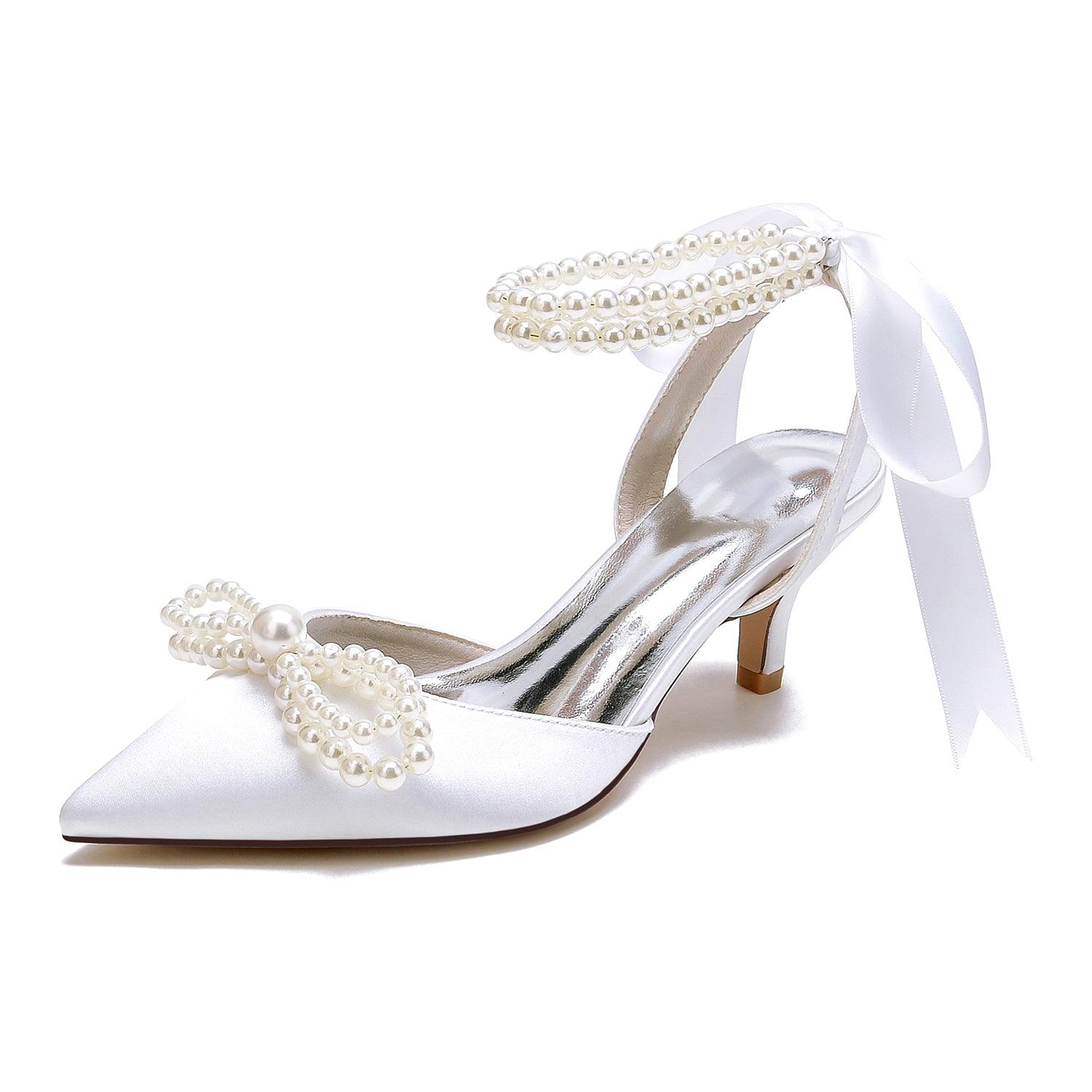 Stiletto Heel 6cm Silk-Like Shoes CK0451 - COCOMELODY