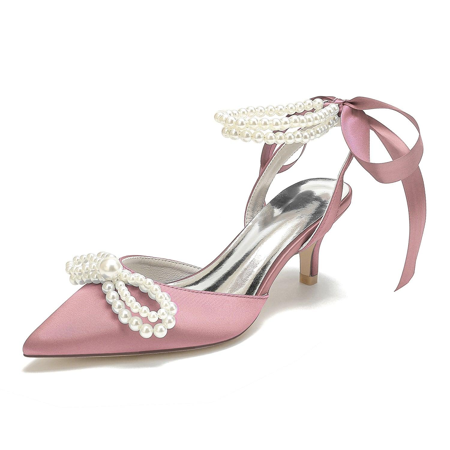 Stiletto Heel 6cm Silk-Like Shoes CK0451 - COCOMELODY