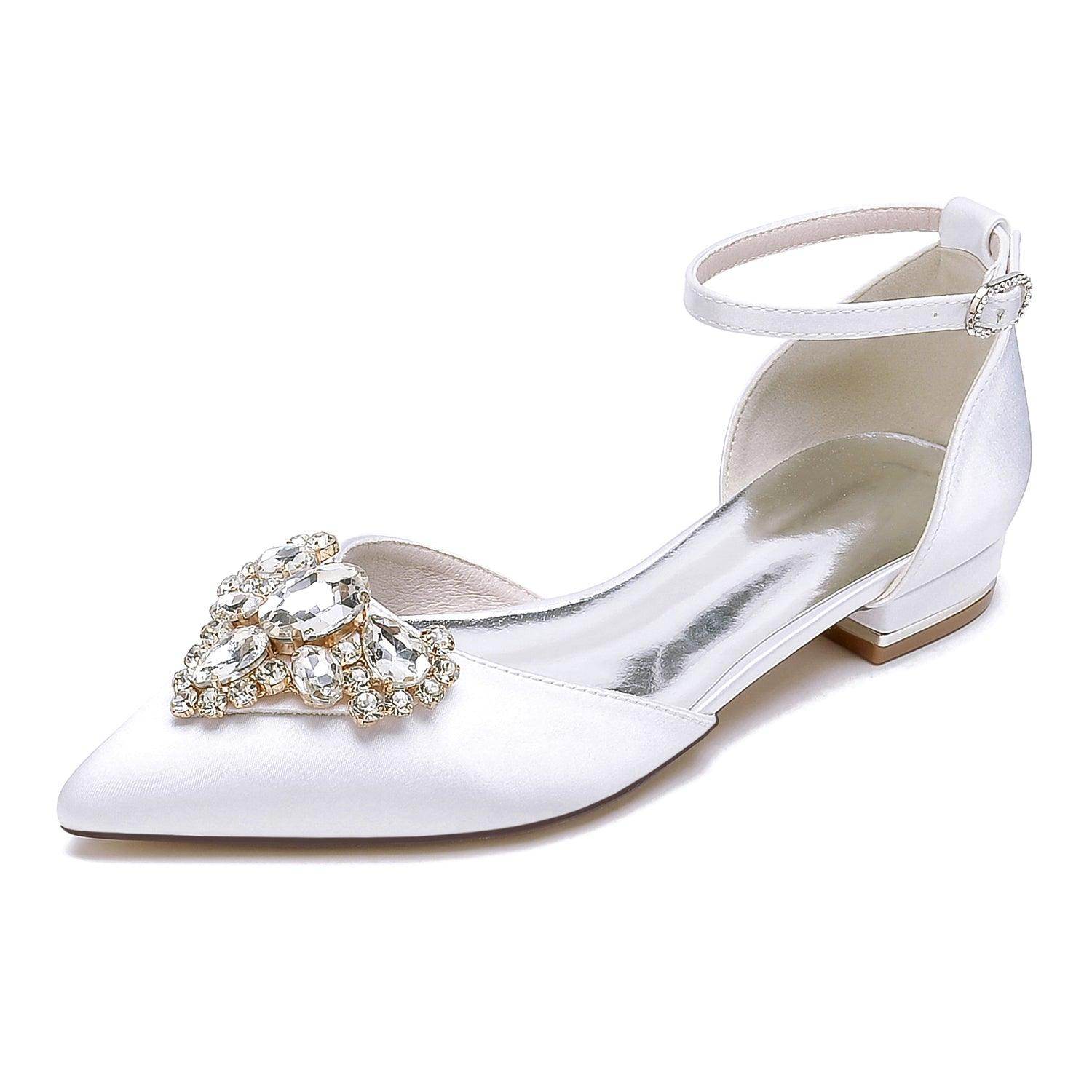 Flat Heel 2.5cm Silk-Like Shoes CK0454 - COCOMELODY