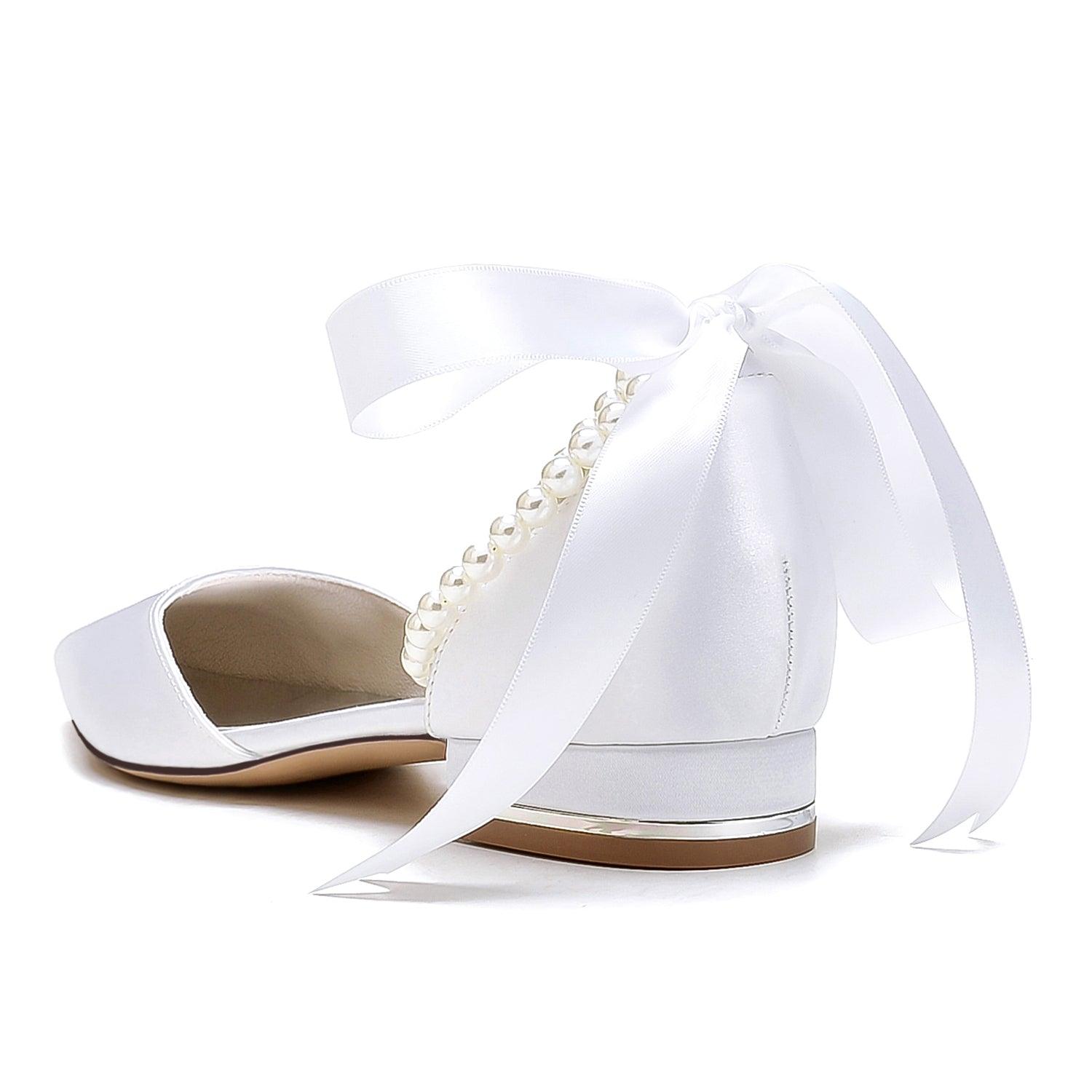 Flat Heel 2.5cm Silk-Like Shoes CK0456 - COCOMELODY