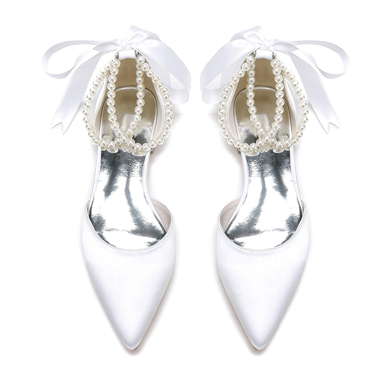 Flat Heel 2.5cm Silk-Like Shoes CK0456 - COCOMELODY