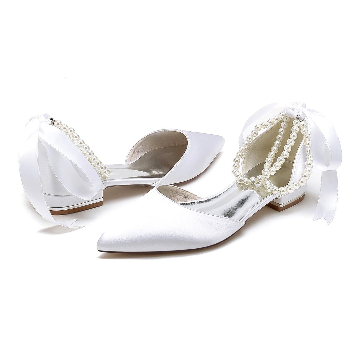 Flat Heel 2.5cm Silk-Like Shoes CK0456 - COCOMELODY