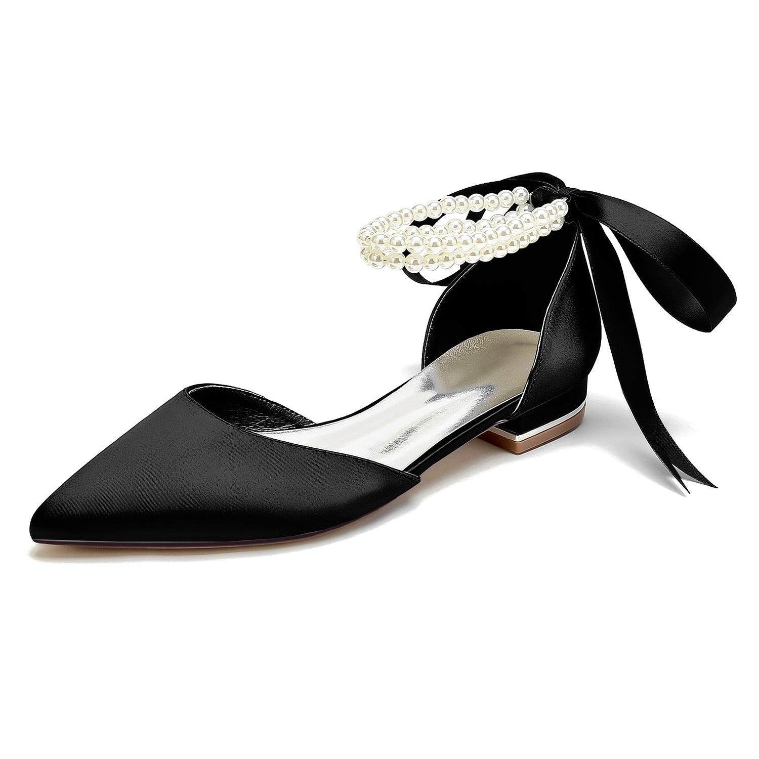 Flat Heel 2.5cm Silk-Like Shoes CK0456 - COCOMELODY
