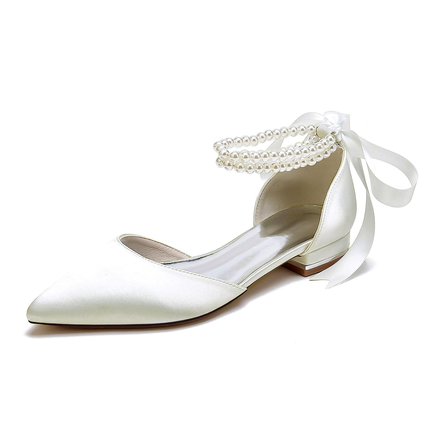 Flat Heel 2.5cm Silk-Like Shoes CK0456 - COCOMELODY