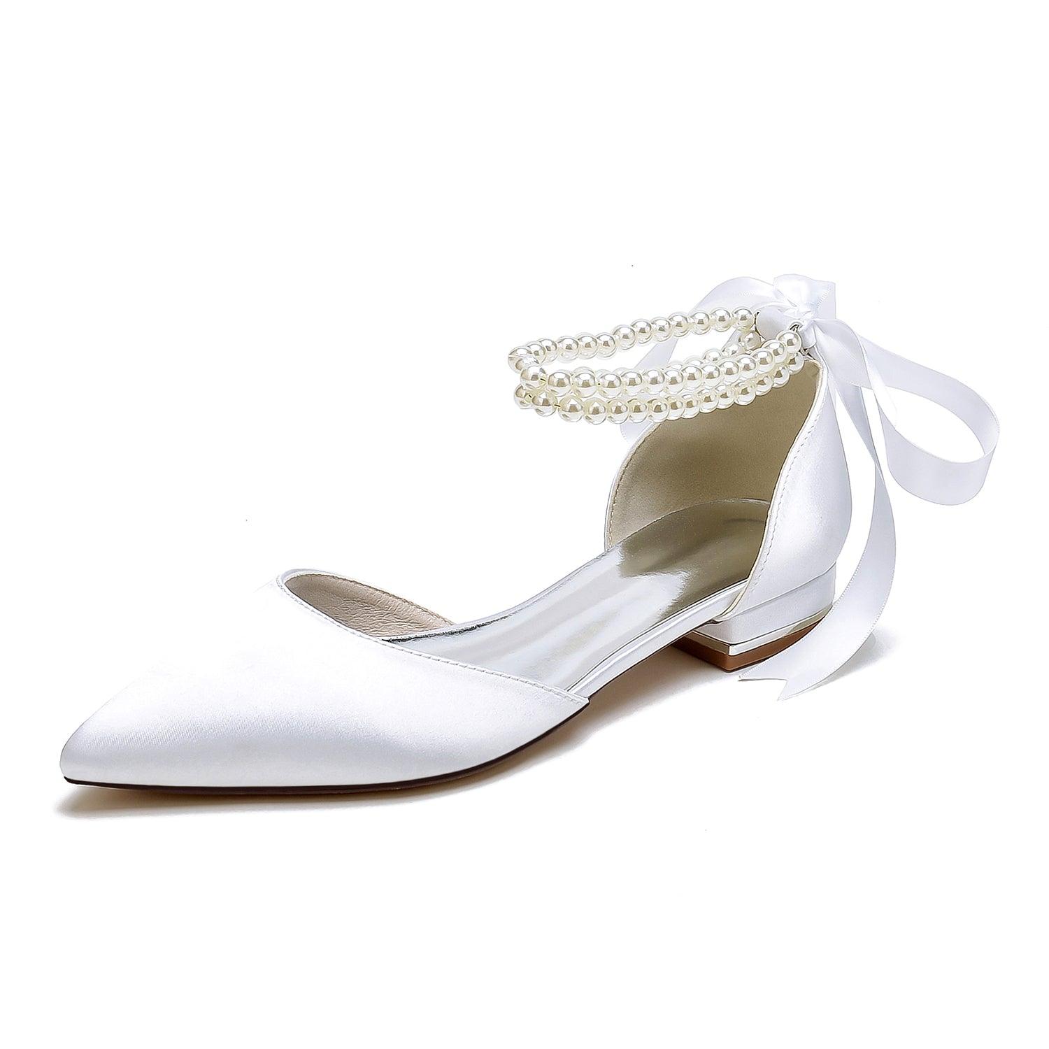 Flat Heel 2.5cm Silk-Like Shoes CK0456 - COCOMELODY