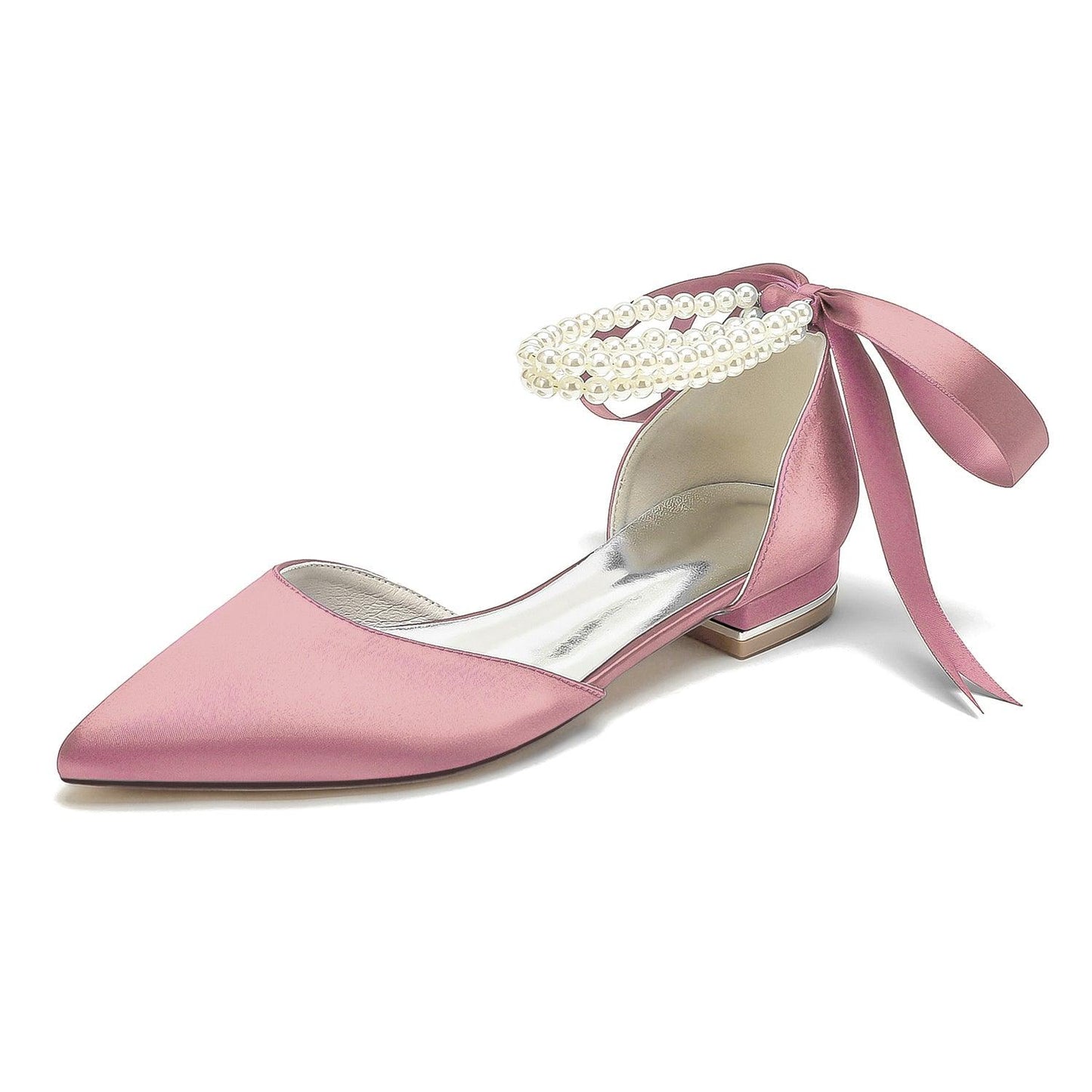 Flat Heel 2.5cm Silk-Like Shoes CK0456 - COCOMELODY