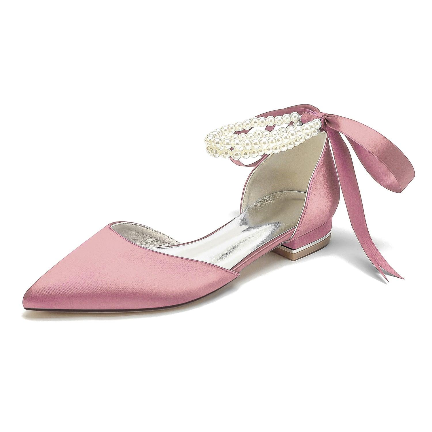 Flat Heel 2.5cm Silk-Like Shoes CK0456 - COCOMELODY