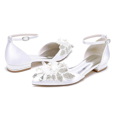 Flat Heel 2.5cm Silk-Like Shoes CK0457 - COCOMELODY