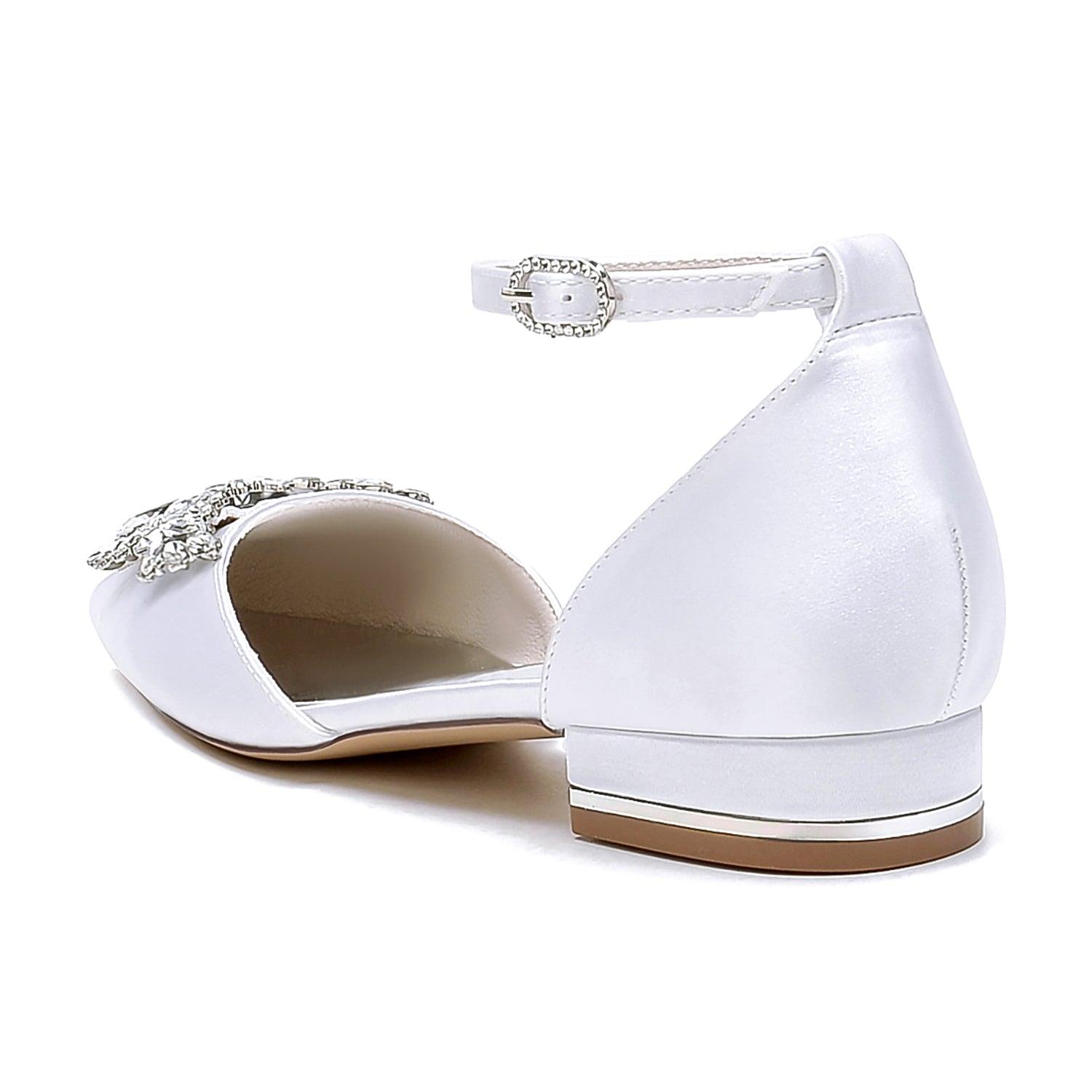 Flat Heel 2.5cm Silk-Like Shoes CK0458 - COCOMELODY