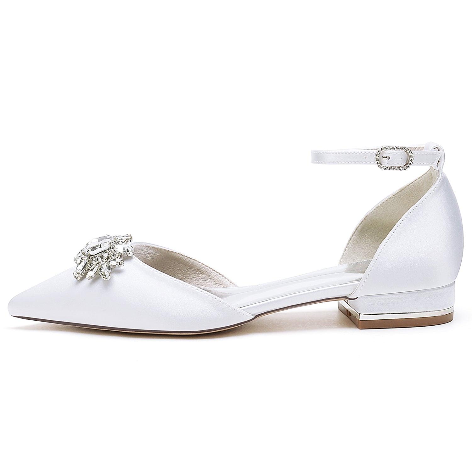 Flat Heel 2.5cm Silk-Like Shoes CK0458 - COCOMELODY