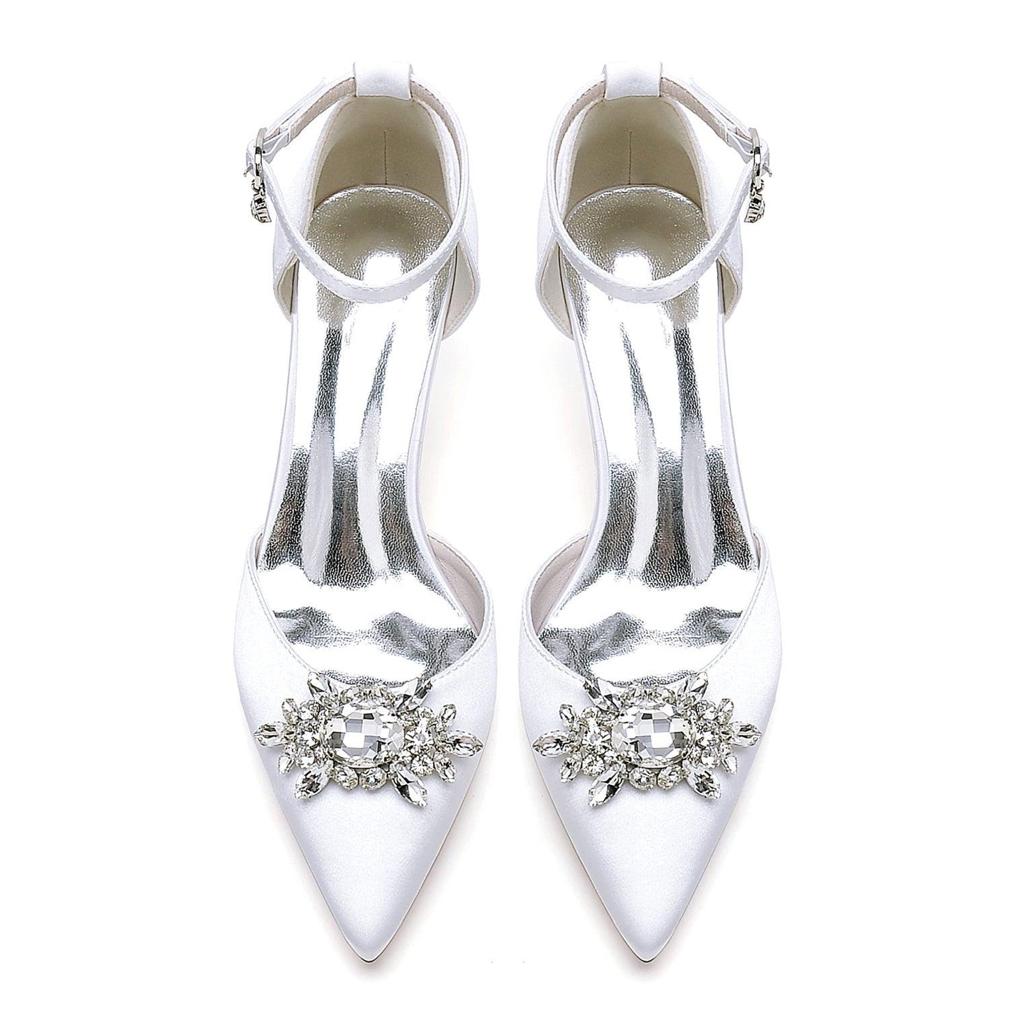 Flat Heel 2.5cm Silk-Like Shoes CK0458 - COCOMELODY