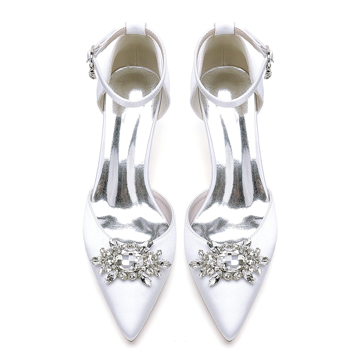 Flat Heel 2.5cm Silk-Like Shoes CK0458 - COCOMELODY