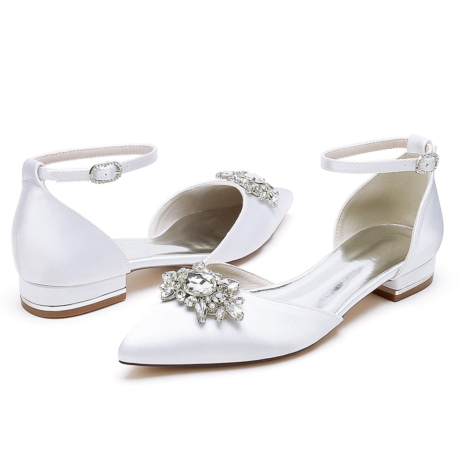 Flat Heel 2.5cm Silk-Like Shoes CK0458 - COCOMELODY