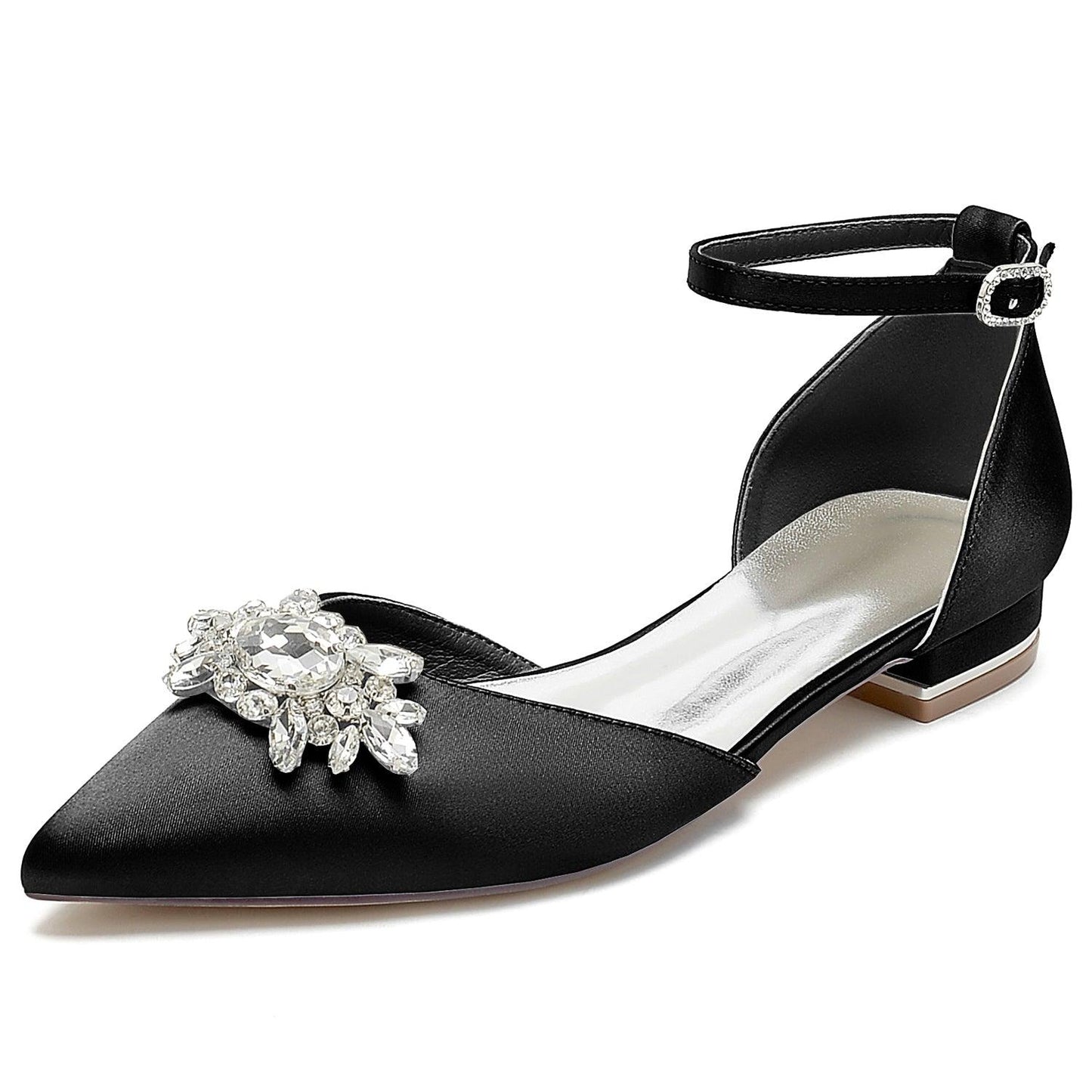Flat Heel 2.5cm Silk-Like Shoes CK0458 - COCOMELODY