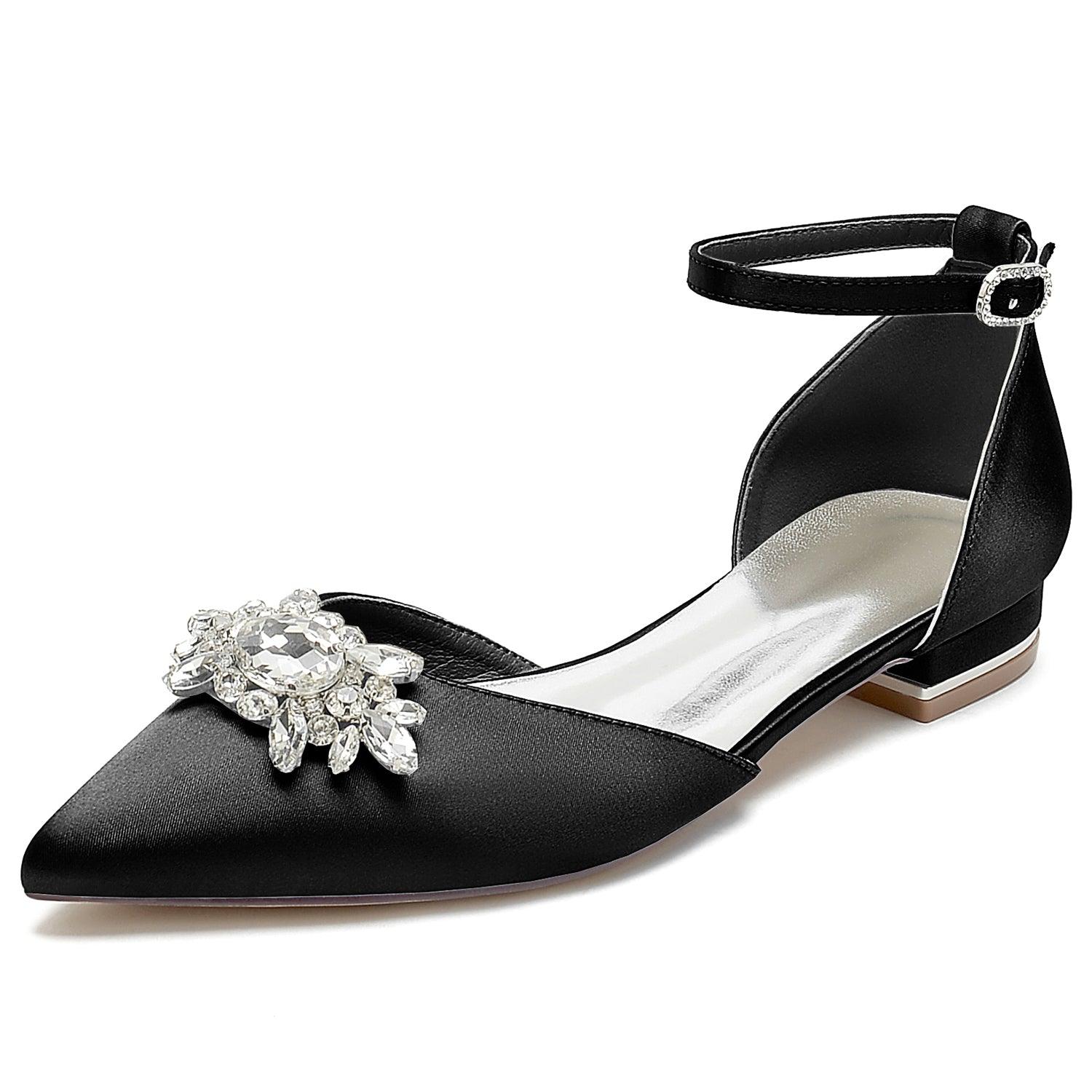 Flat Heel 2.5cm Silk-Like Shoes CK0458 - COCOMELODY