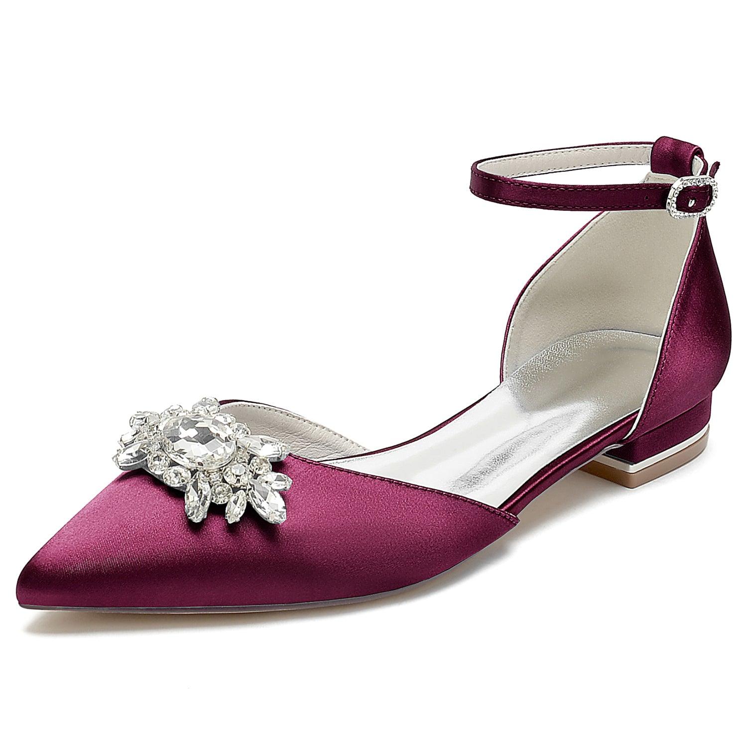 Flat Heel 2.5cm Silk-Like Shoes CK0458 - COCOMELODY