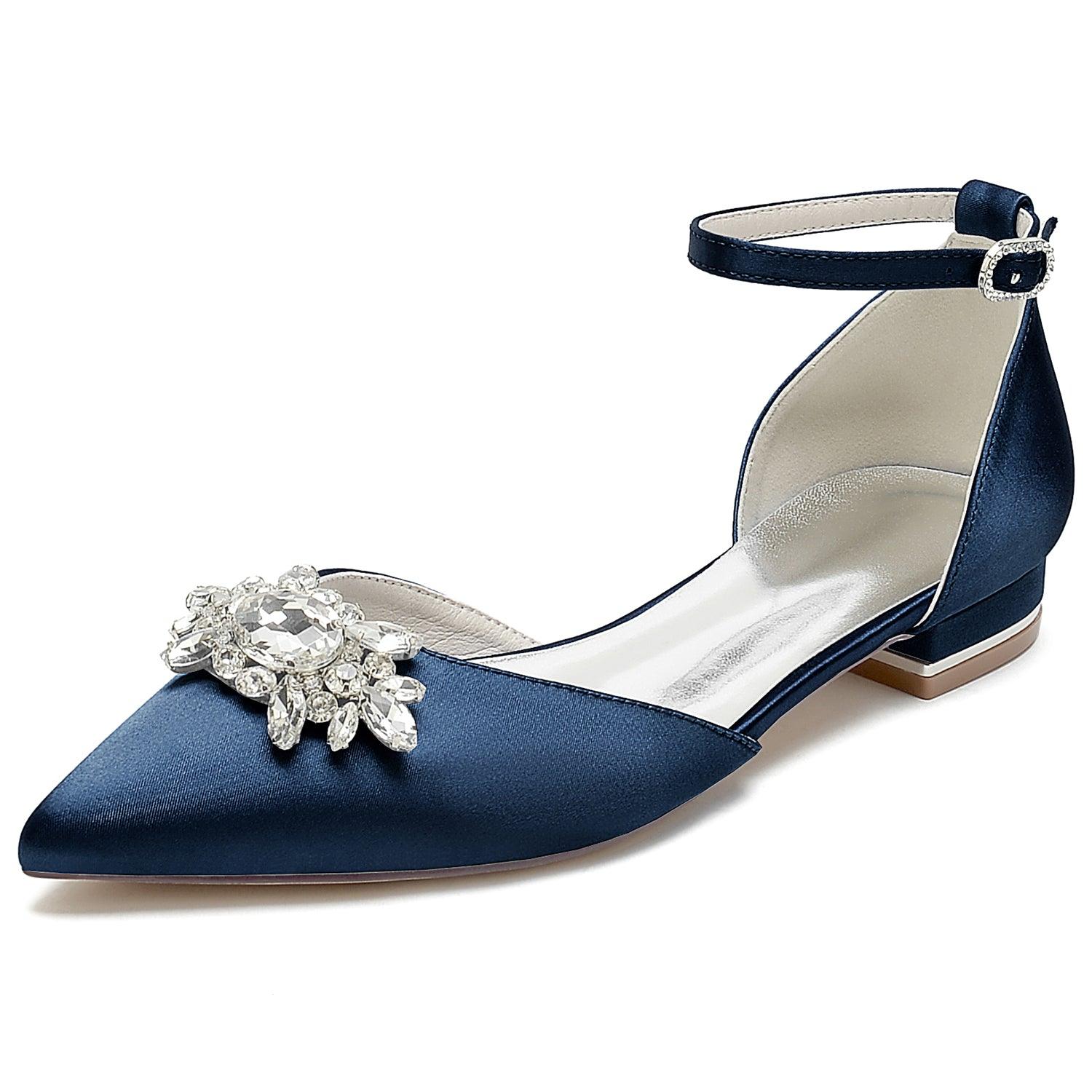 Flat Heel 2.5cm Silk-Like Shoes CK0458 - COCOMELODY