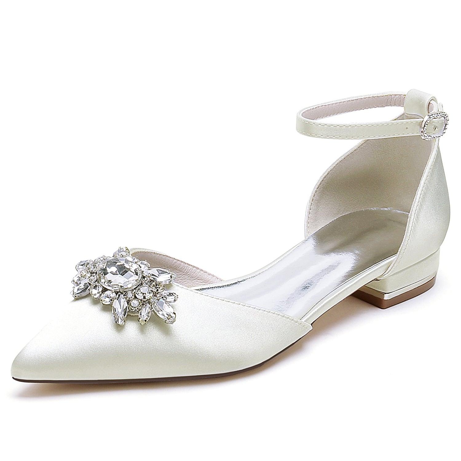 Flat Heel 2.5cm Silk-Like Shoes CK0458 - COCOMELODY