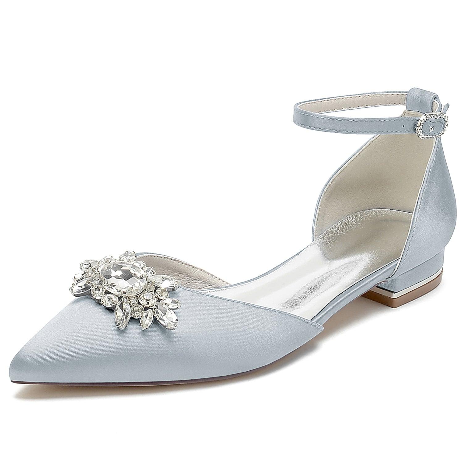 Flat Heel 2.5cm Silk-Like Shoes CK0458 - COCOMELODY