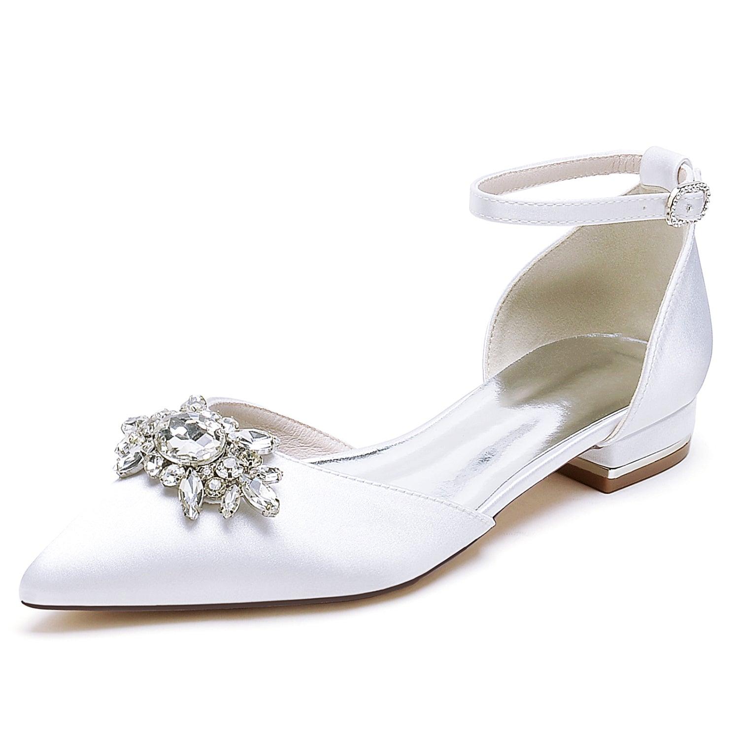 Flat Heel 2.5cm Silk-Like Shoes CK0458 - COCOMELODY