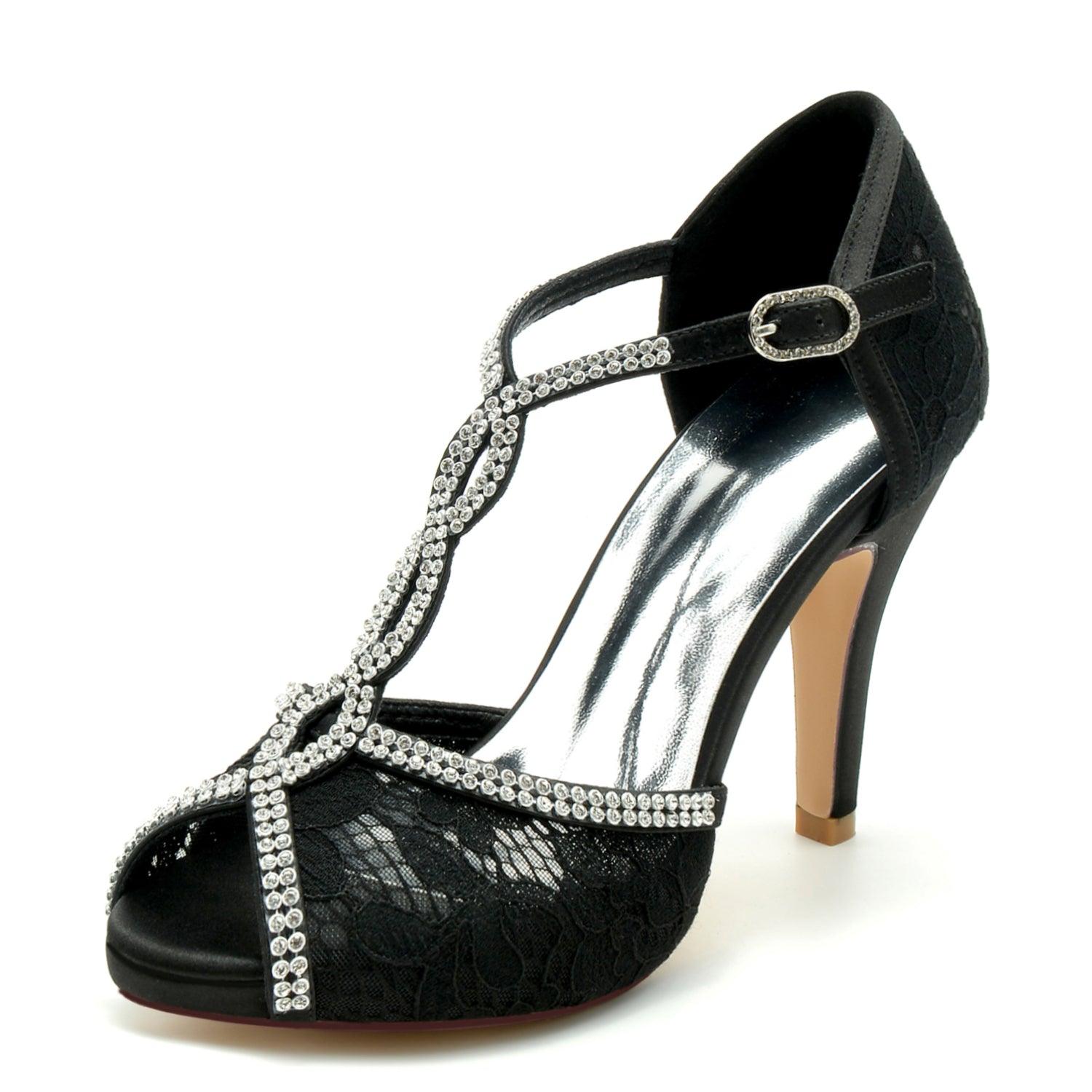 Stiletto Heel 10cm Tulle Shoes CK0469 - COCOMELODY