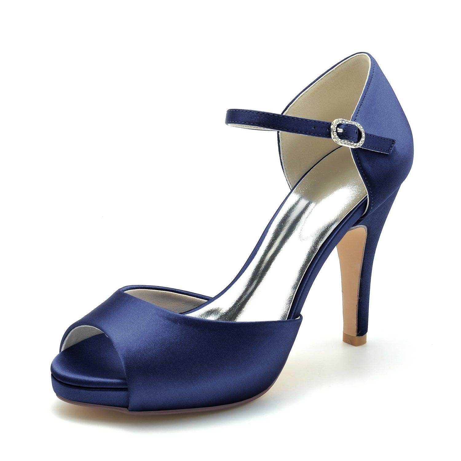 Stiletto Heel 10cm Silk-Like Shoes CK0471 - COCOMELODY