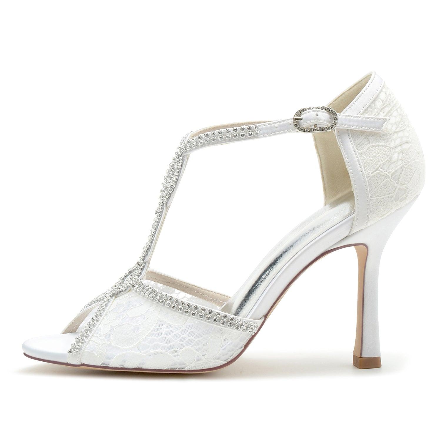 Stiletto Heel 9.5cm Tulle Shoes CK0479 - COCOMELODY