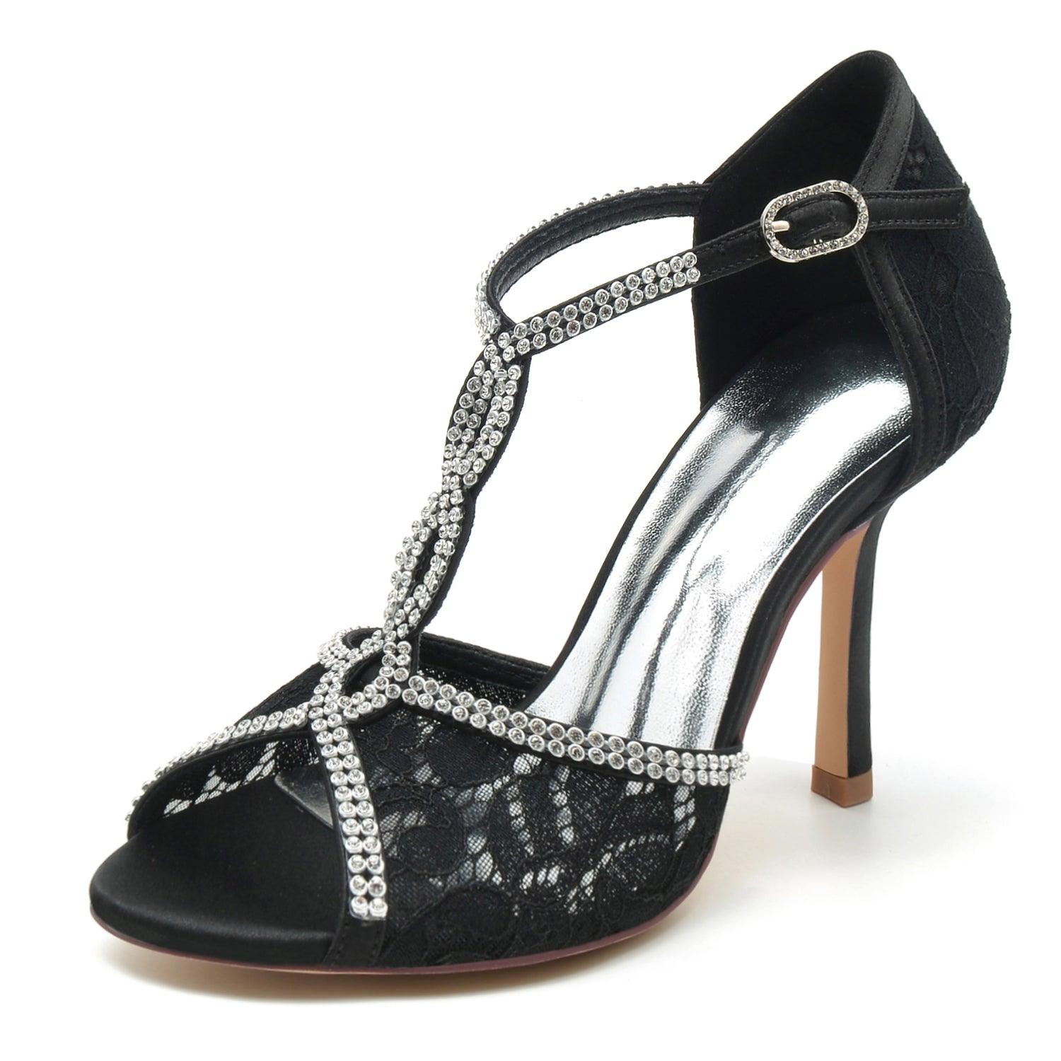 Stiletto Heel 9.5cm Tulle Shoes CK0479 - COCOMELODY