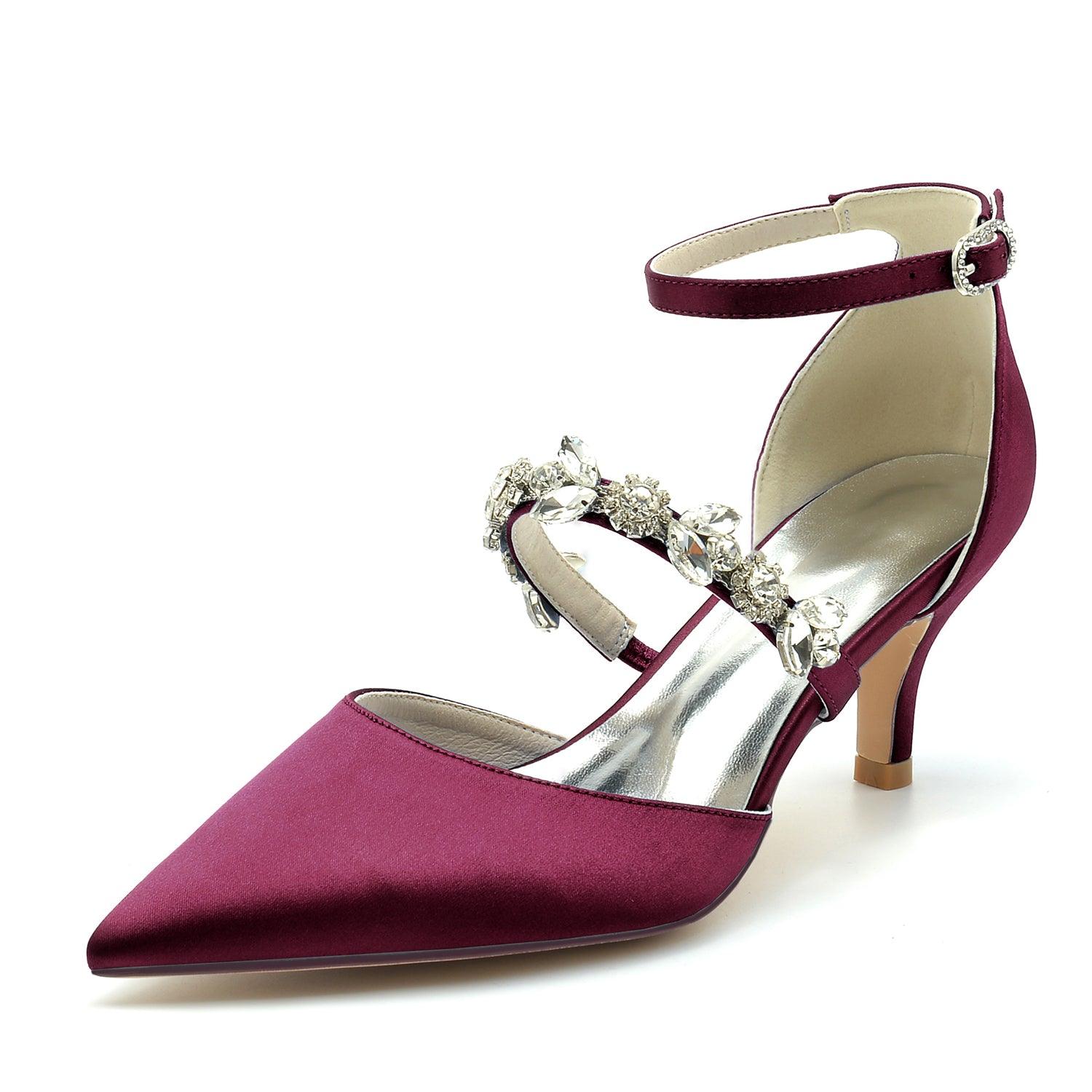 Stiletto Heel 6cm Silk-Like Shoes CK0482 - COCOMELODY