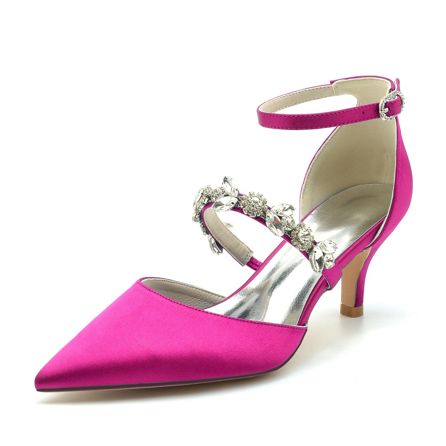 Stiletto Heel 6cm Silk-Like Shoes CK0482 - COCOMELODY
