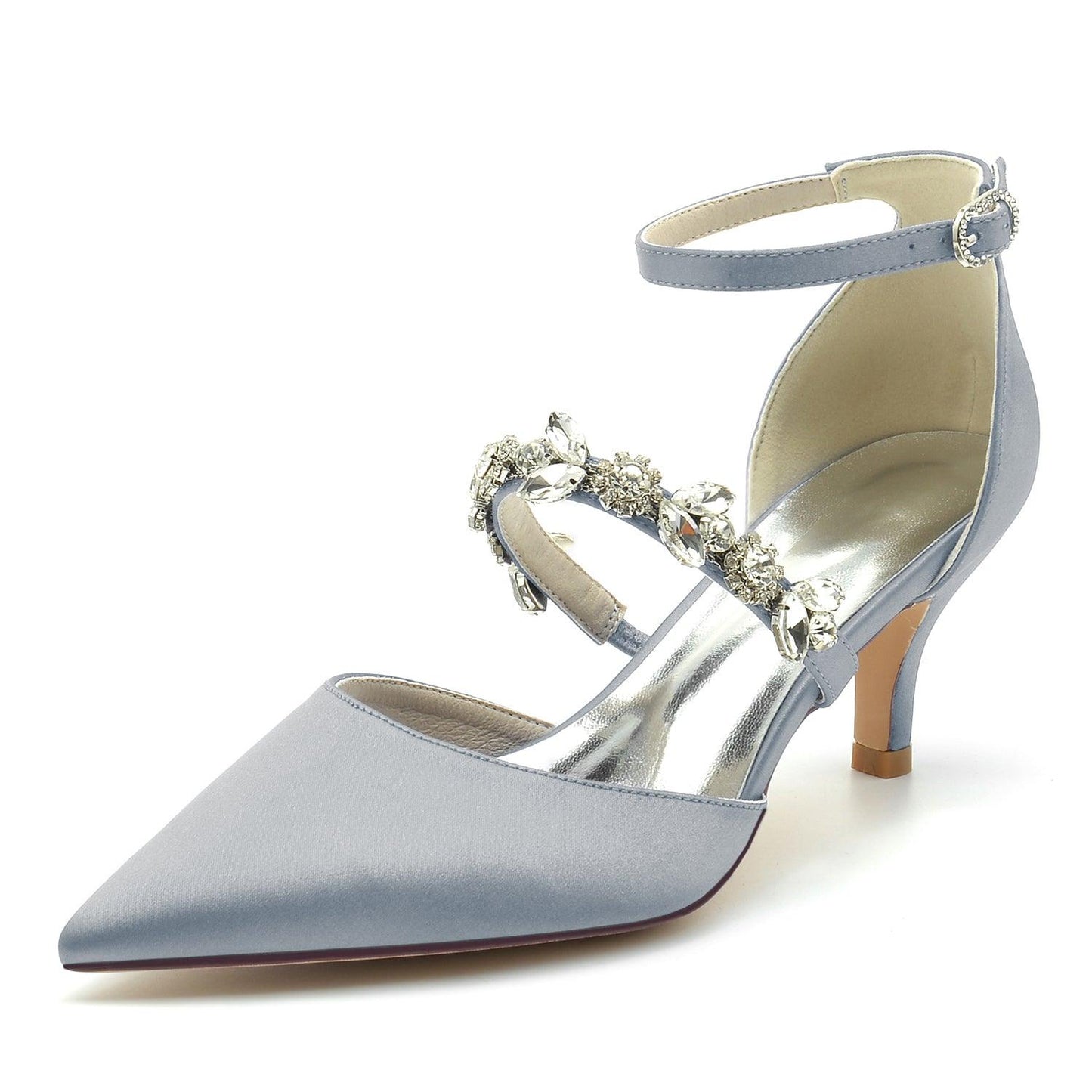 Stiletto Heel 6cm Silk-Like Shoes CK0482 - COCOMELODY