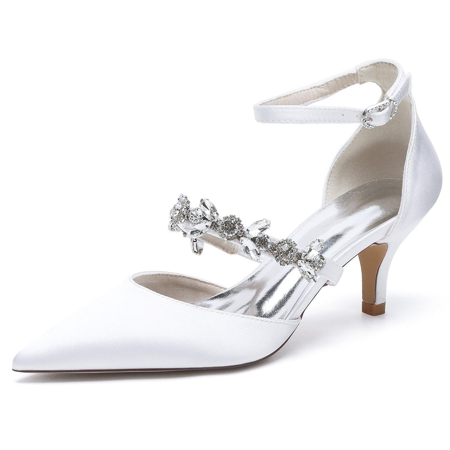 Stiletto Heel 6cm Silk-Like Shoes CK0482 - COCOMELODY