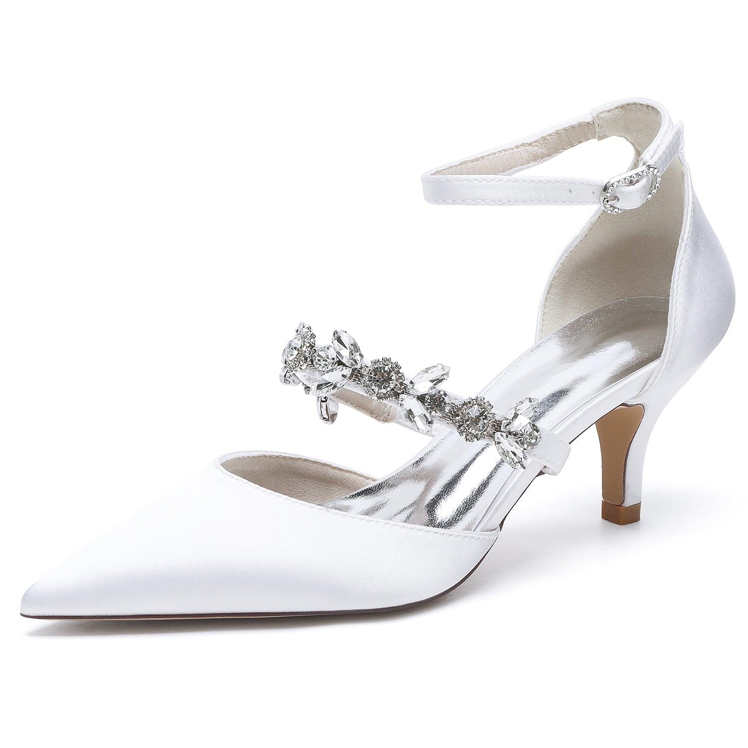 Stiletto Heel 6cm Silk-Like Shoes CK0482 - COCOMELODY