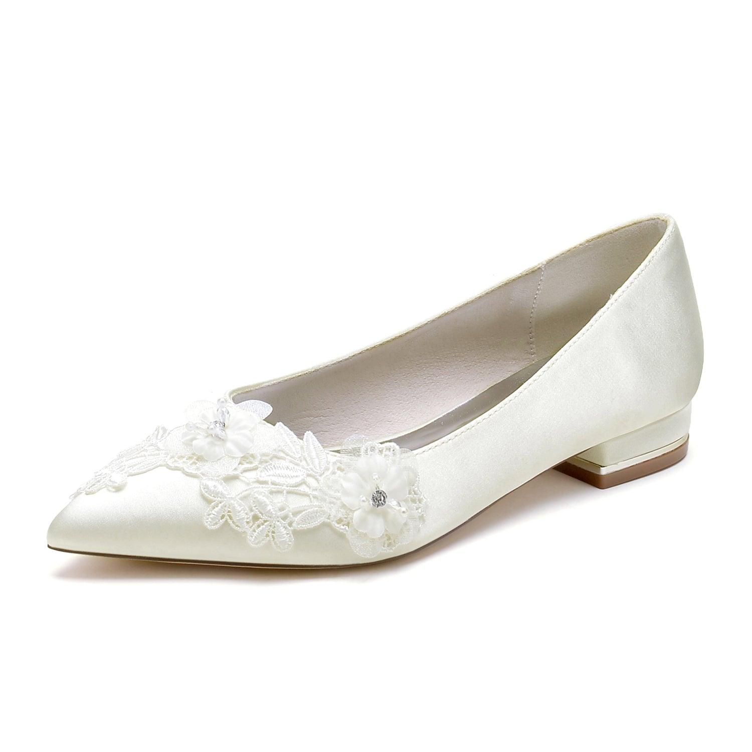 Flat Heel 2.5cm Silk-Like Shoes CK0483 - COCOMELODY