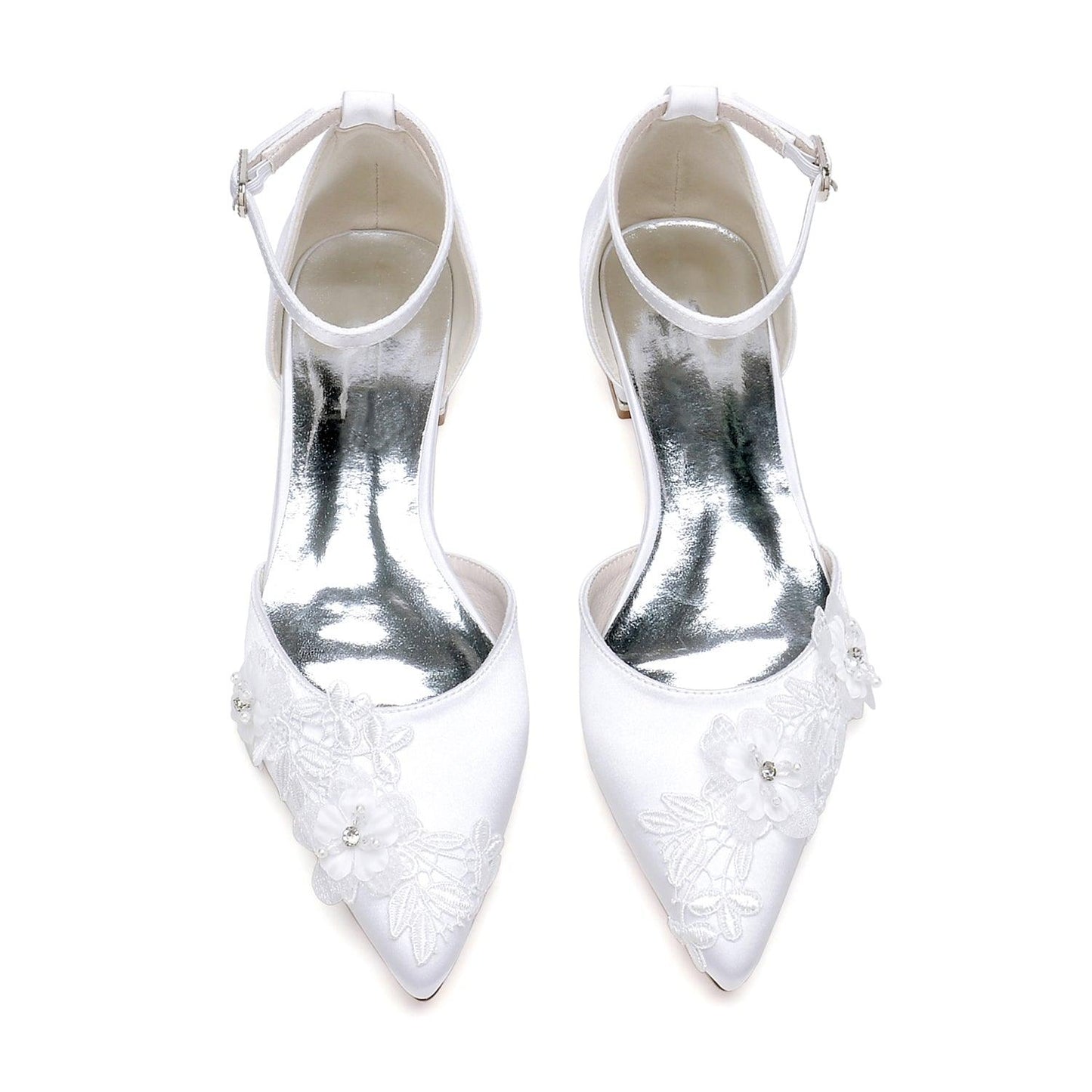 Flat Heel 2.5cm Silk-Like Shoes CK0485 - COCOMELODY