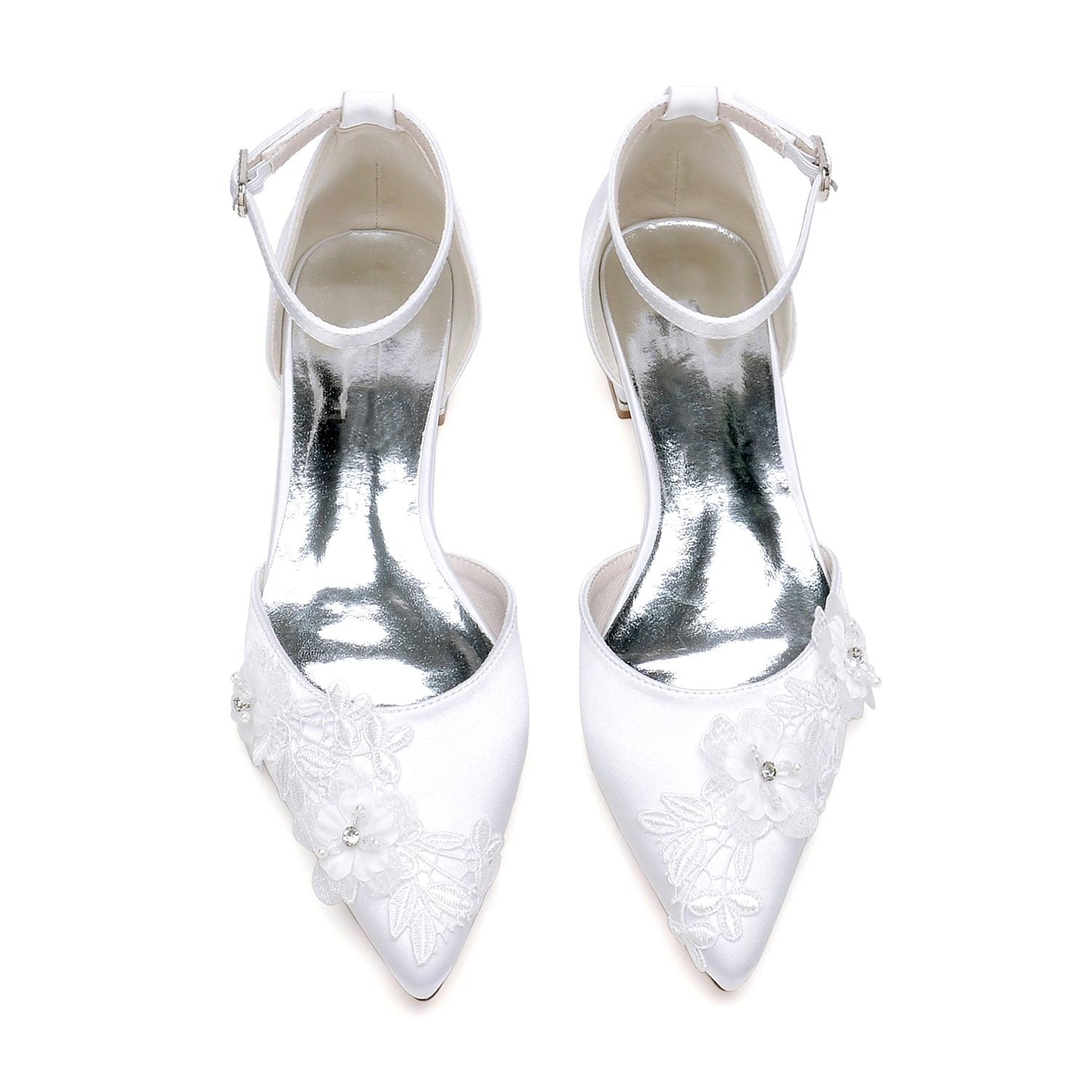 Flat Heel 2.5cm Silk-Like Shoes CK0485 - COCOMELODY