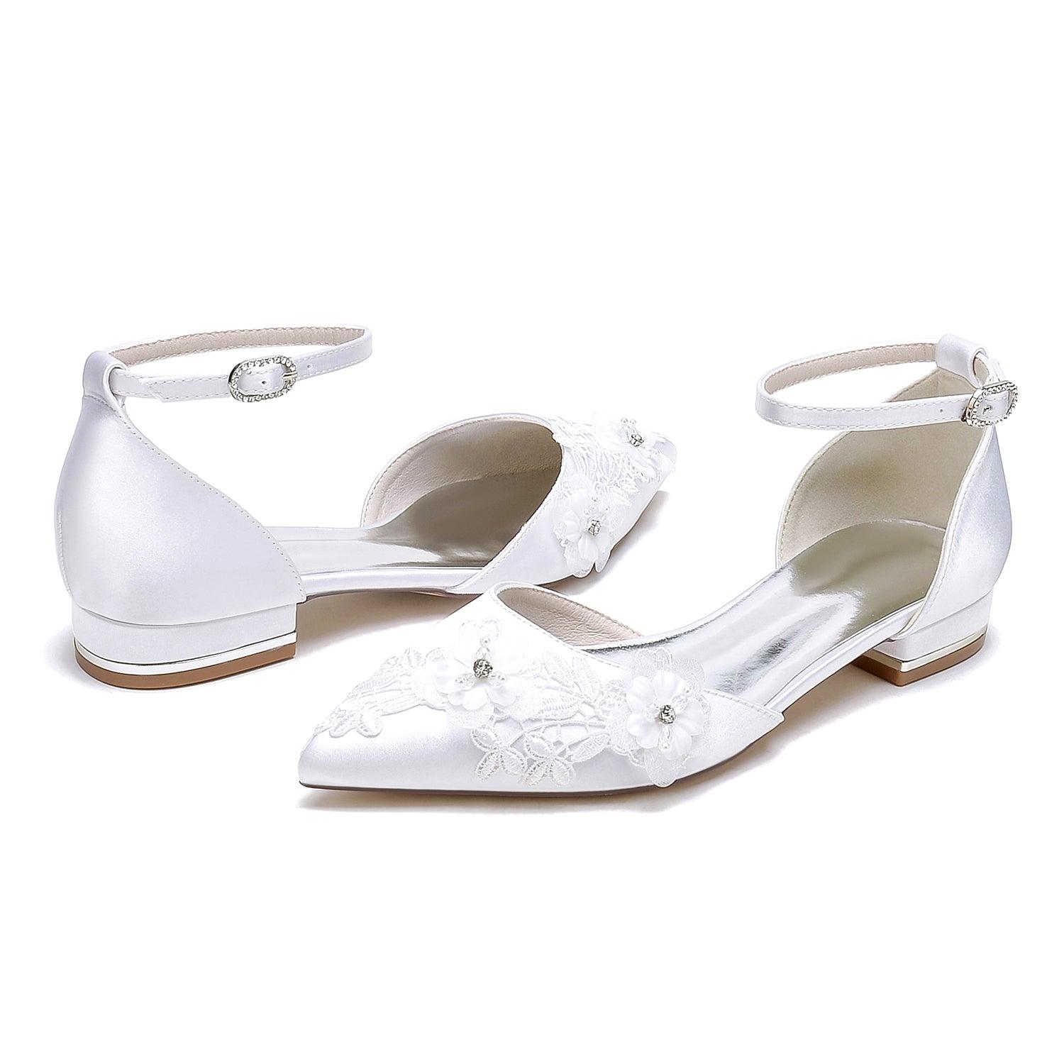 Flat Heel 2.5cm Silk-Like Shoes CK0485 - COCOMELODY
