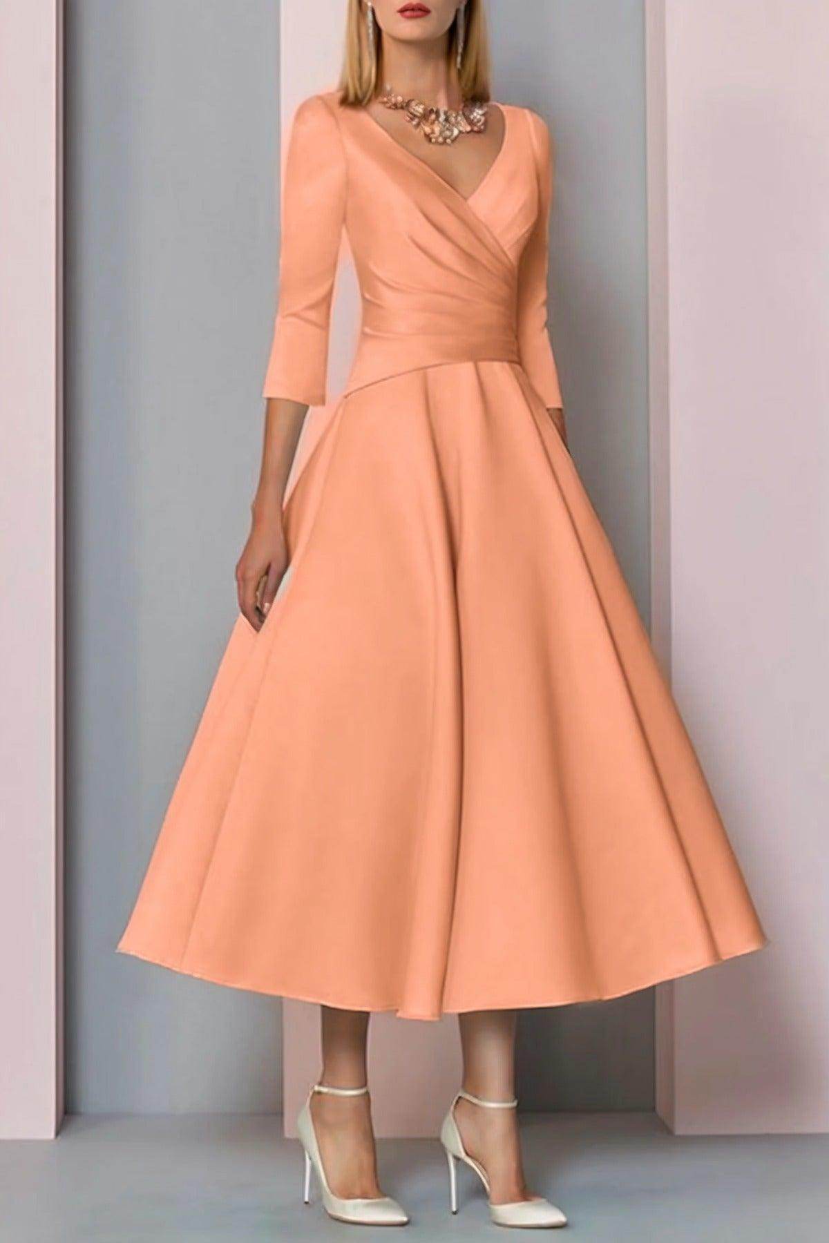 Champagne Mother of the Bride & Groom Dresses COCOMELODY Champagne Mother of the Bride & Groom Dresses COCOMELODY