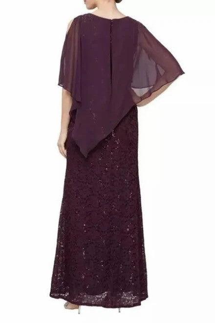 A-Line Ankle Length Stretch Lace Mother Dress CM0203 - COCOMELODY