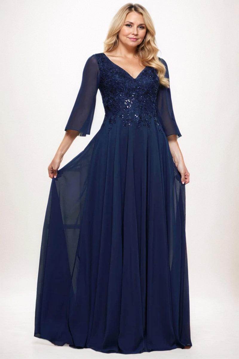 Sage Green Dress Maya Plus Size Dresses A-Line Maxi Chiffon Navy Mother Of The Bride Dress COCOMELODY CM0254, Dusty Purple Sage Green Dress Maya Plus Size Dresses A-Line Maxi Chiffon Navy Mother Of The Bride Dress COCOMELODY CM0254, Dusty Purple