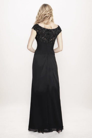A-Line Maxi Chiffon Mother Of The Bride Dress CM0272 - COCOMELODY