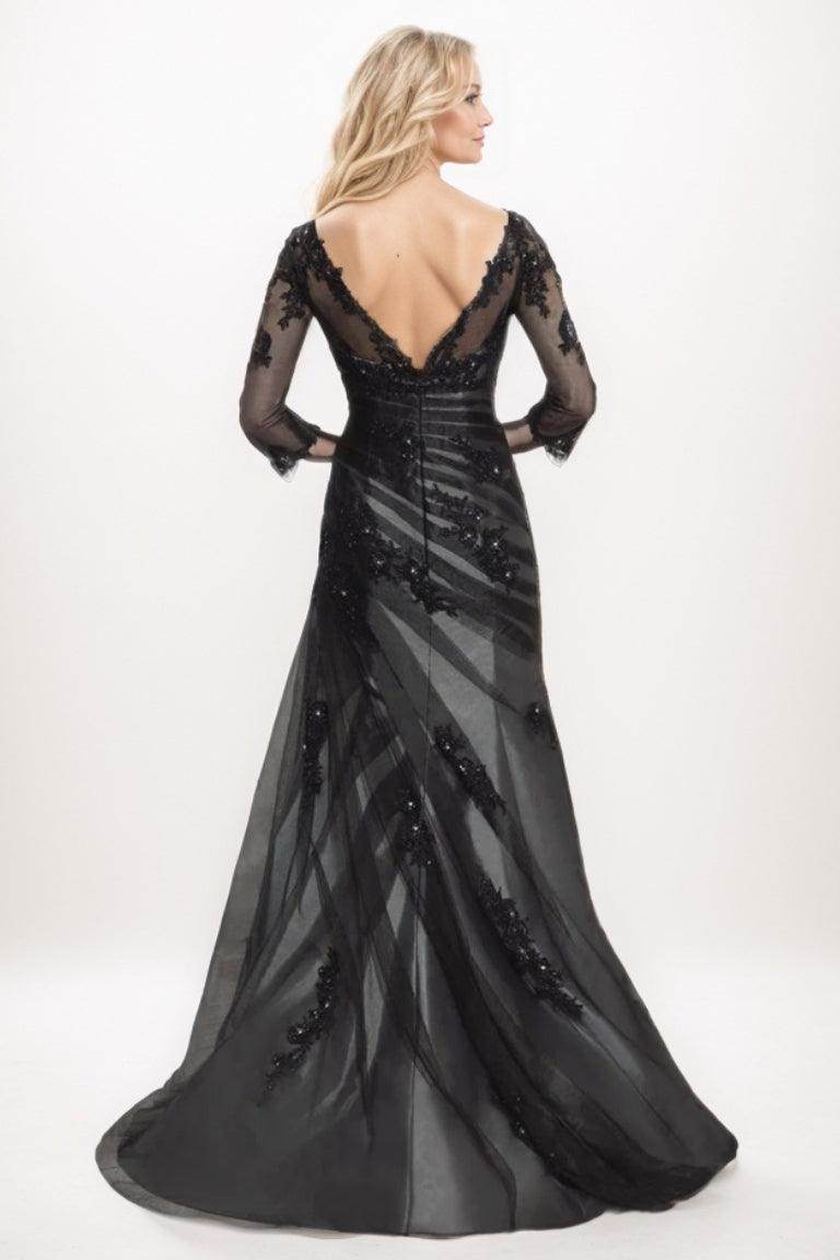 Mermaid Maxi Tulle Tea Length Mother of the Bride Dresses COCOMELODY CM0273 Mermaid Maxi Tulle Tea Length Mother of the Bride Dresses COCOMELODY CM0273