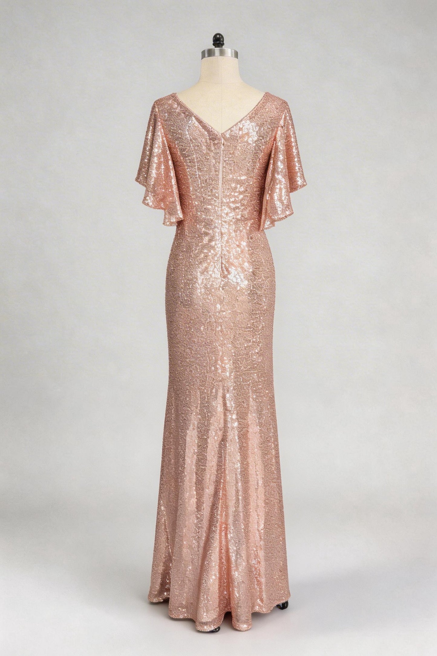 Mermaid Maxi Sequined Mother Of The Bride Dress CM0286