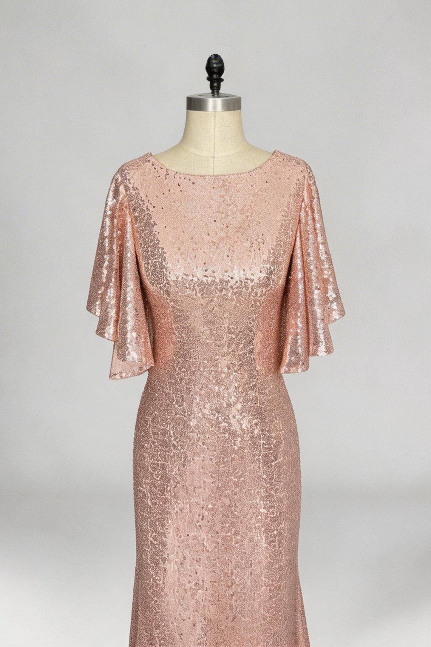 Mermaid Maxi Sequined Mother Of The Bride Dress CM0286