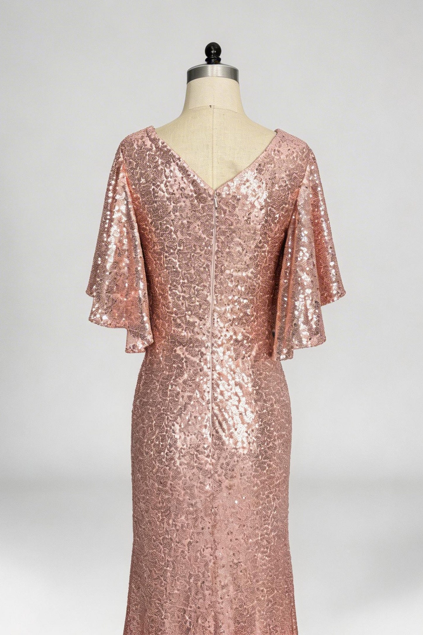 Mermaid Maxi Sequined Mother Of The Bride Dress CM0286