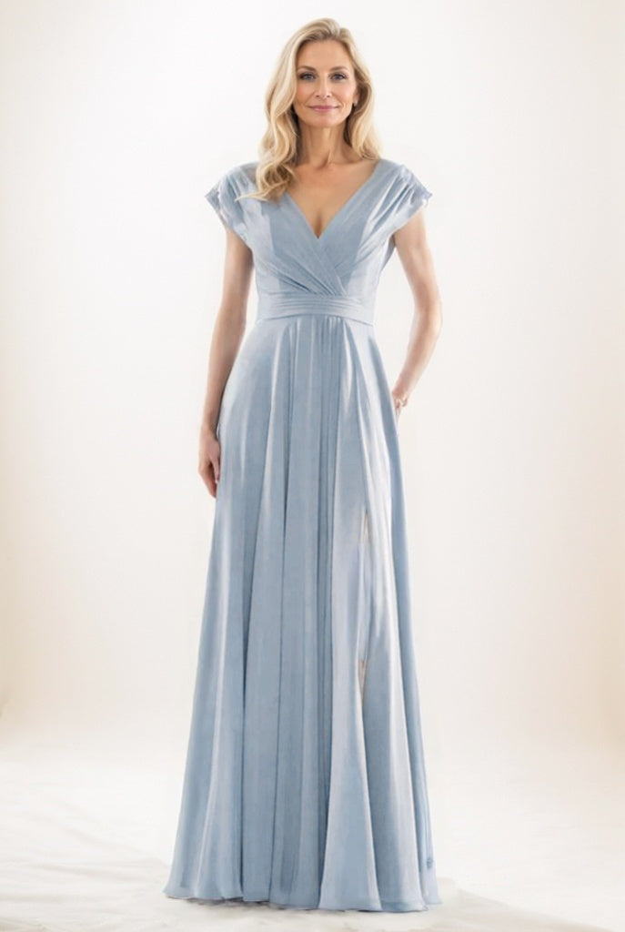 A-Line Maxi Chiffon Mother Of The Bride Dress CM0290