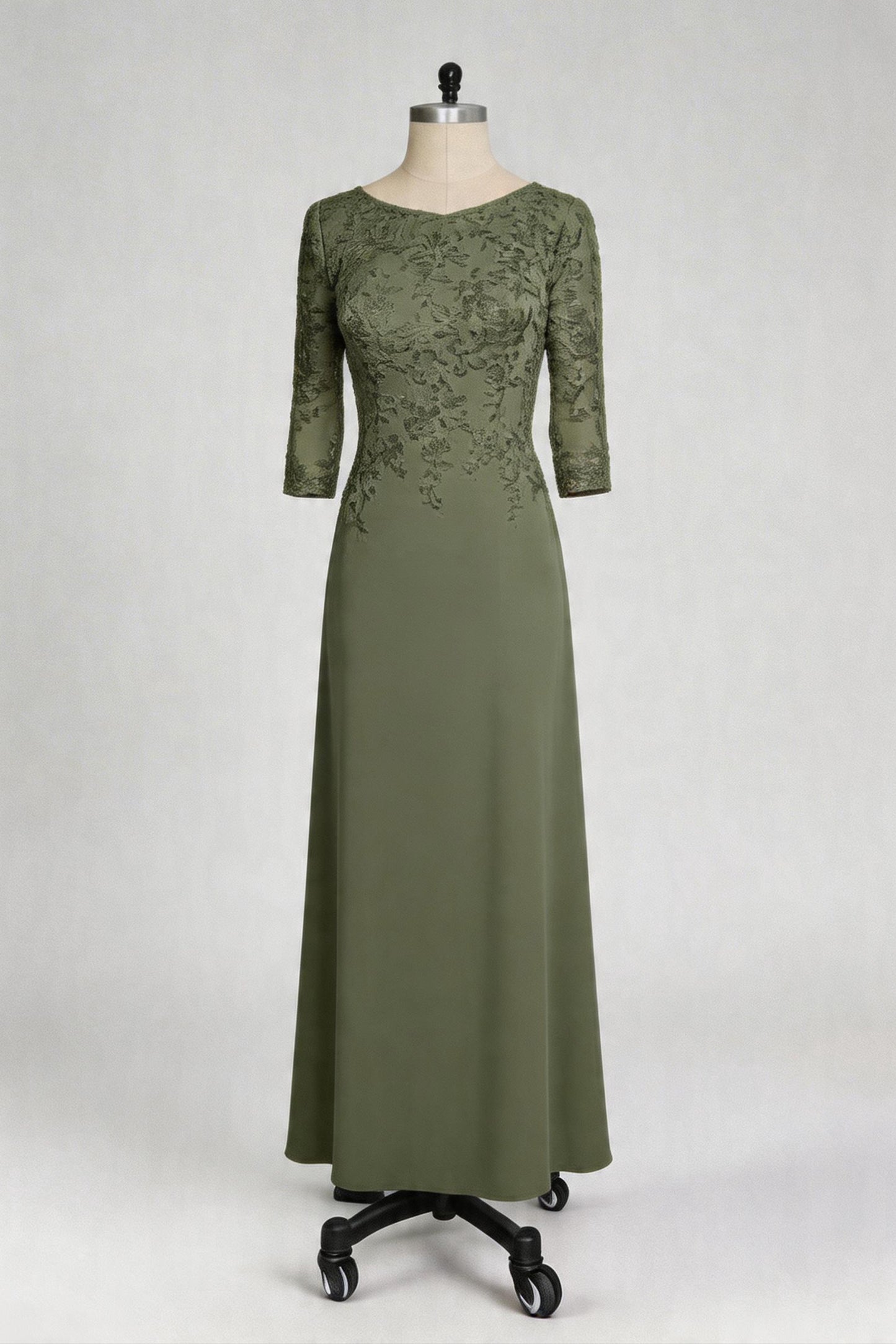 A-Line Maxi Chiffon Mother Of The Bride Dress CM0313